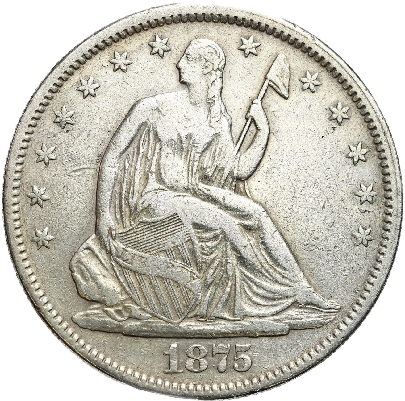 USA 1/2 dolara (50 centów) 1875 S, San Francisco