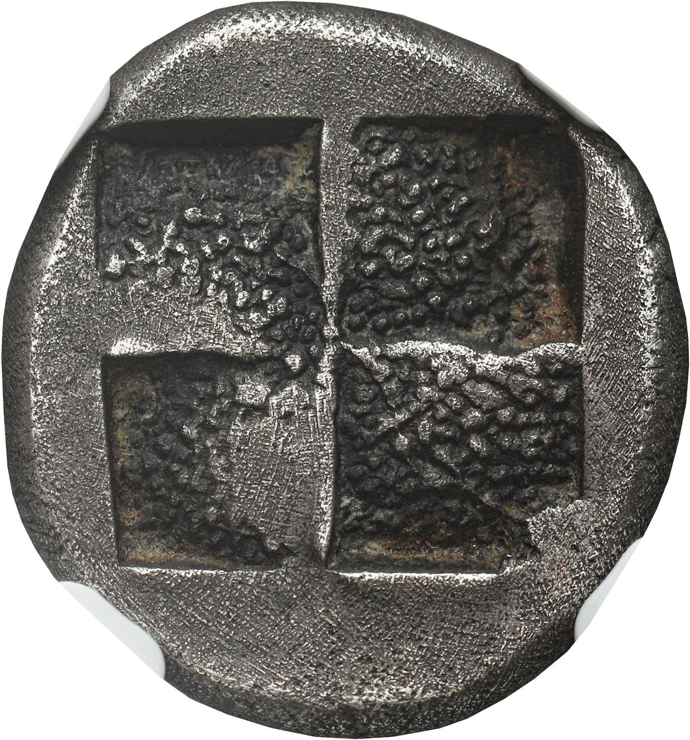 Grecja, Tracja. Drachma, około 435 – 400 p.n.e., Tazos NGC AU 4/5, 3/5