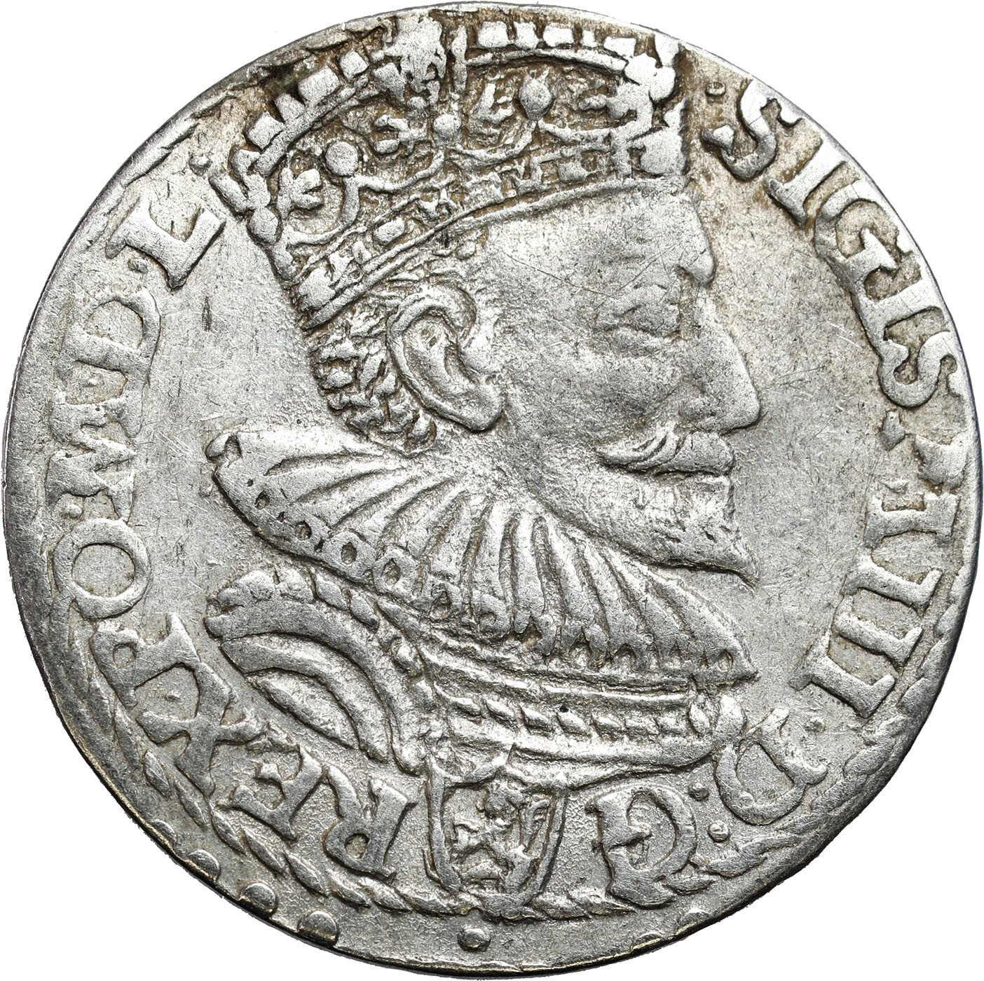  Zygmunt III Waza. Trojak (3 grosze) 1594, Malbork - NIENOTOWANY