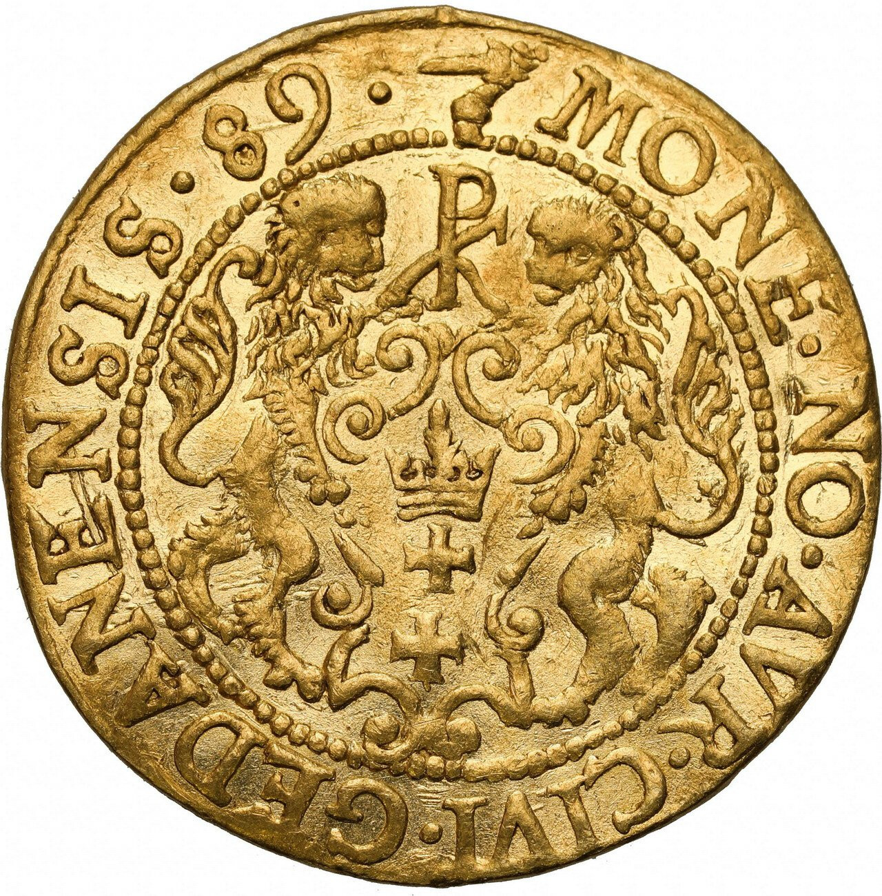 Zygmunt III Waza. Dukat 1589, Gdańsk – RZADKOŚĆ