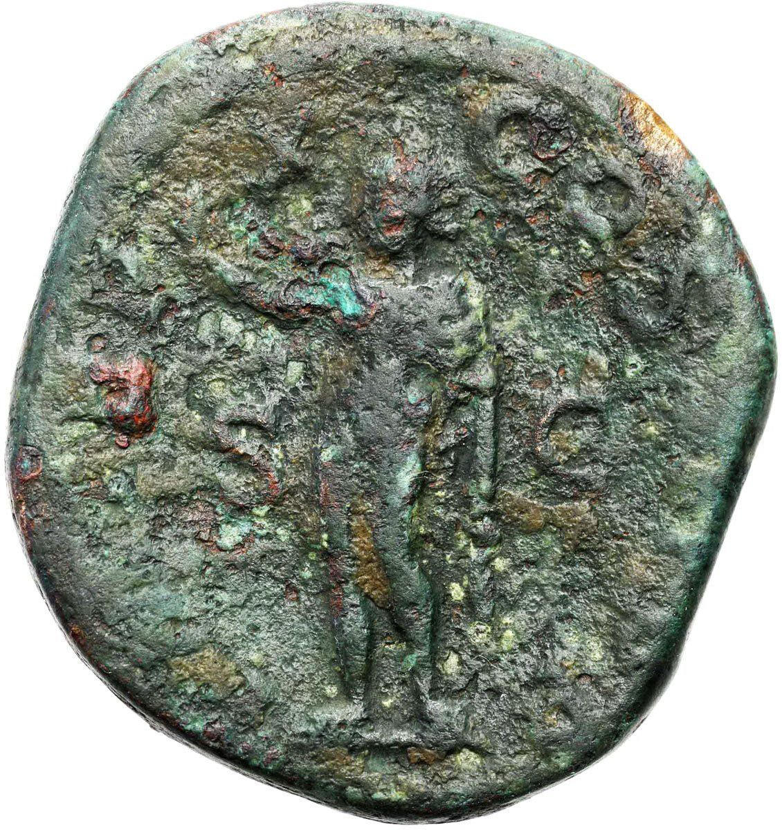 Cesarstwo Rzymskie. Aleksander Sewer (222-235 AD) Sestertius, Rzym