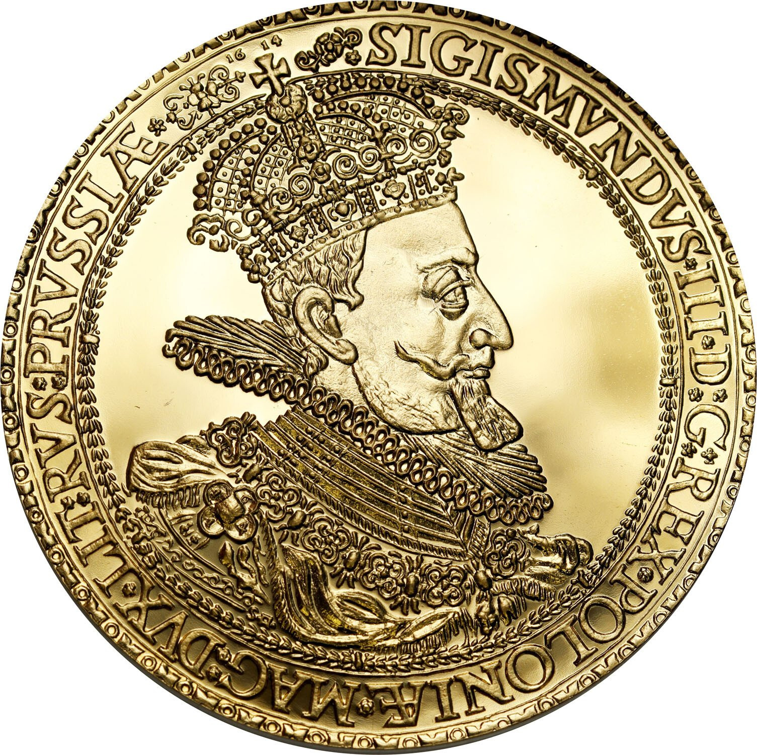 REPLIKA (1977). Zygmunt III Waza - Donatywa trzydukatowa 1614, Gdańsk