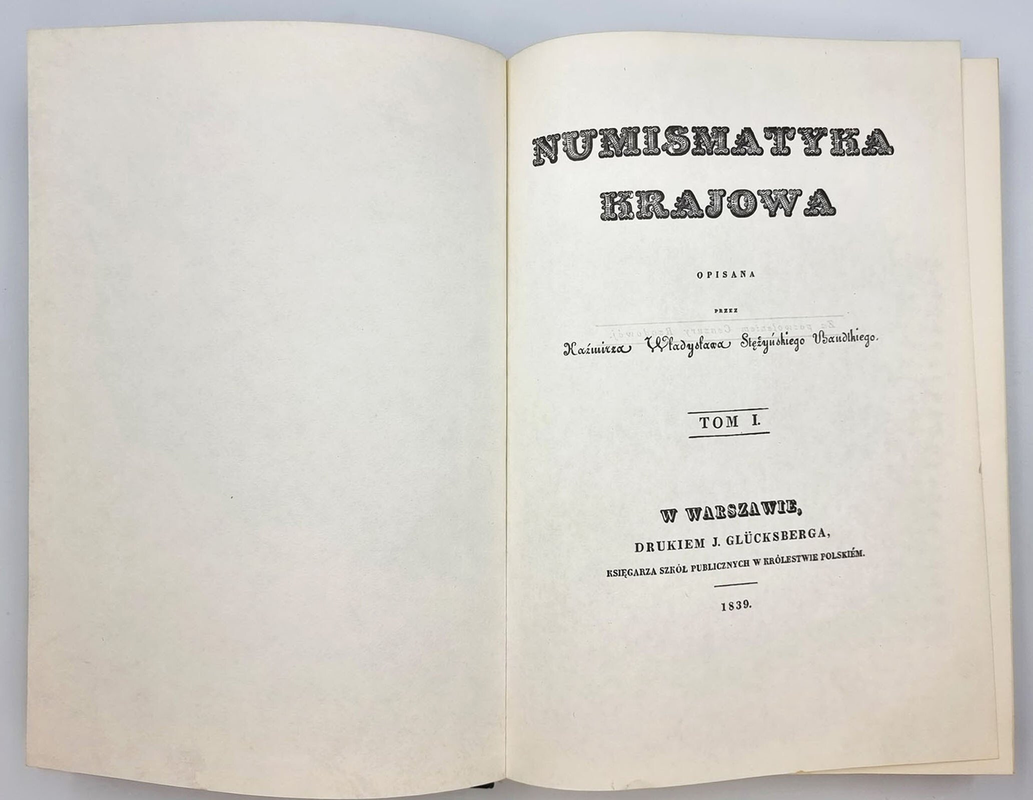Bandtkie Stężyński - Numismatyka Krajowa - REPRINT