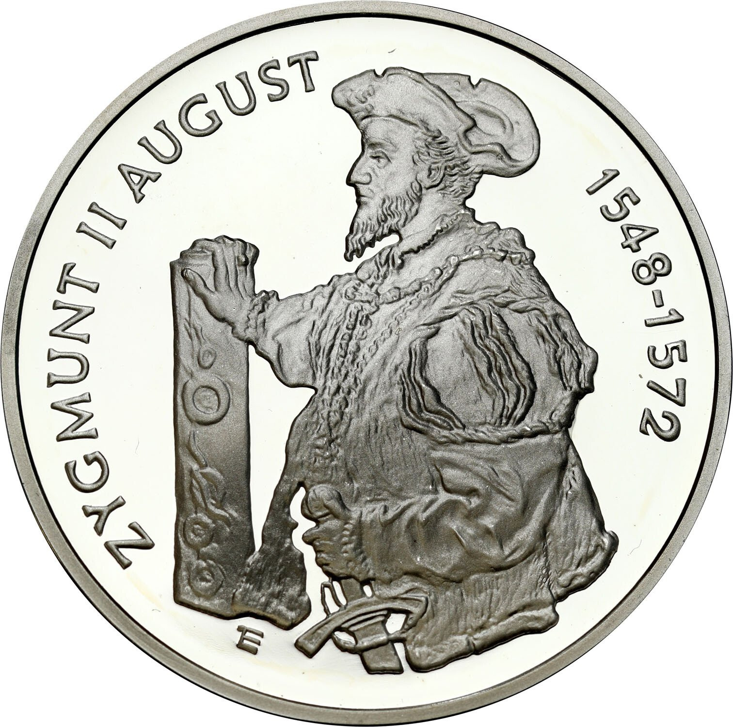 10 złotych 1996 Zygmunt II August – półpostać – RZADKIE i PIĘKNE