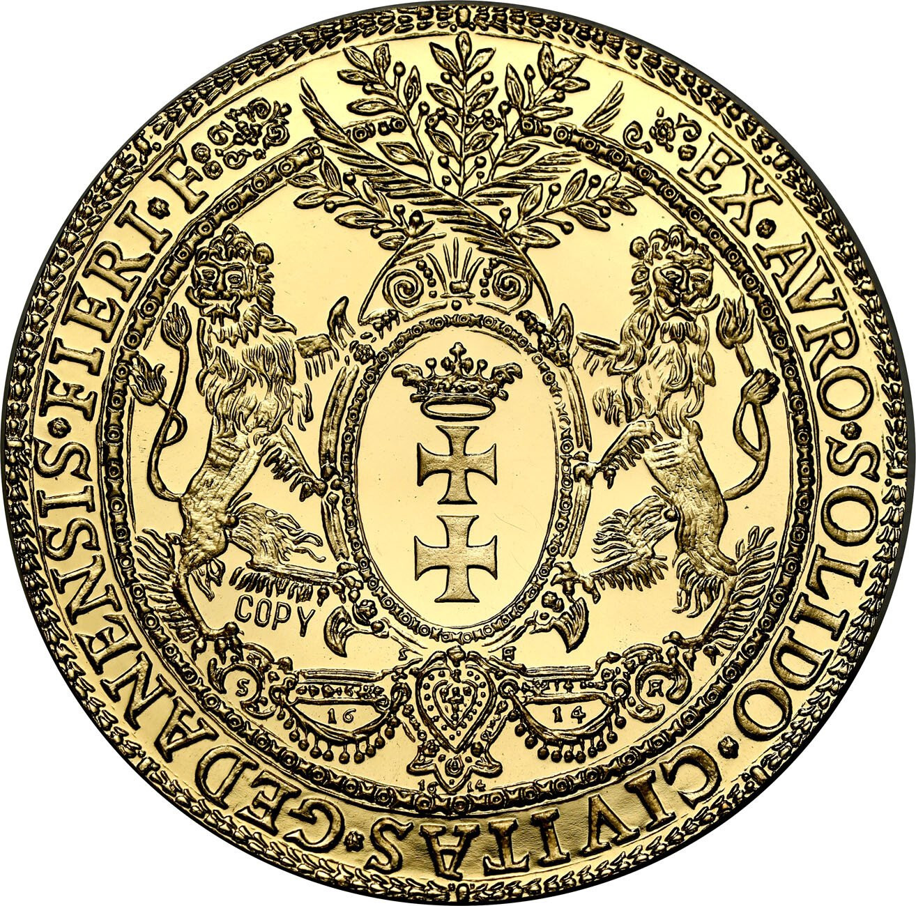 Polska Zygmunt III Waza - Donatywa trzydukatowa 1614 Gdańsk