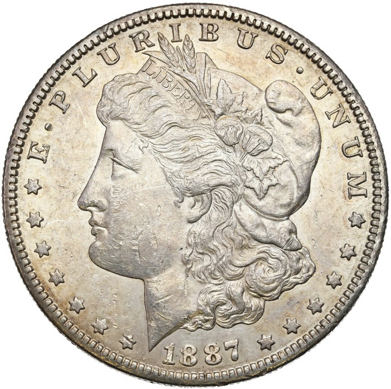 USA, Liberty 1 Dolar 1887 S, San Francisco - PIĘKNE