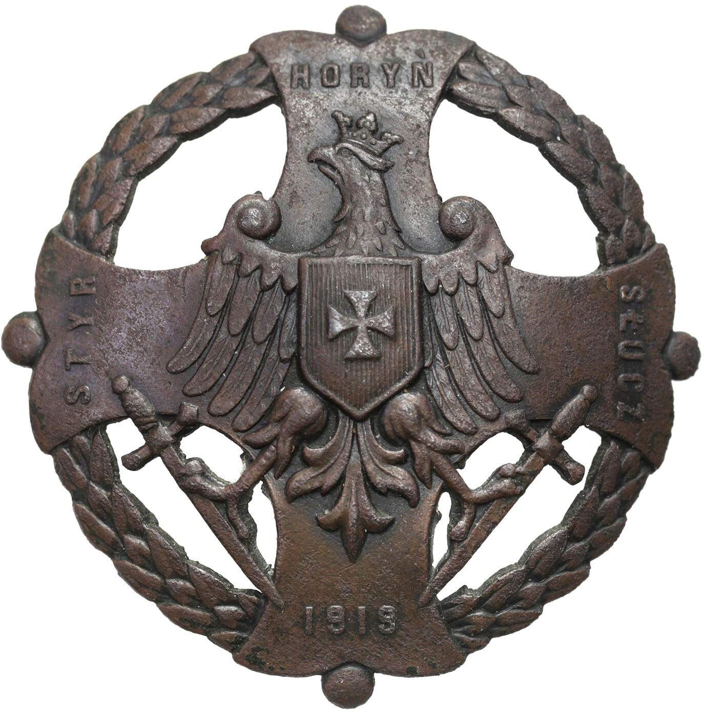 Polska Odznaka Horyń Słucz Styr 1919 Za Wołyń