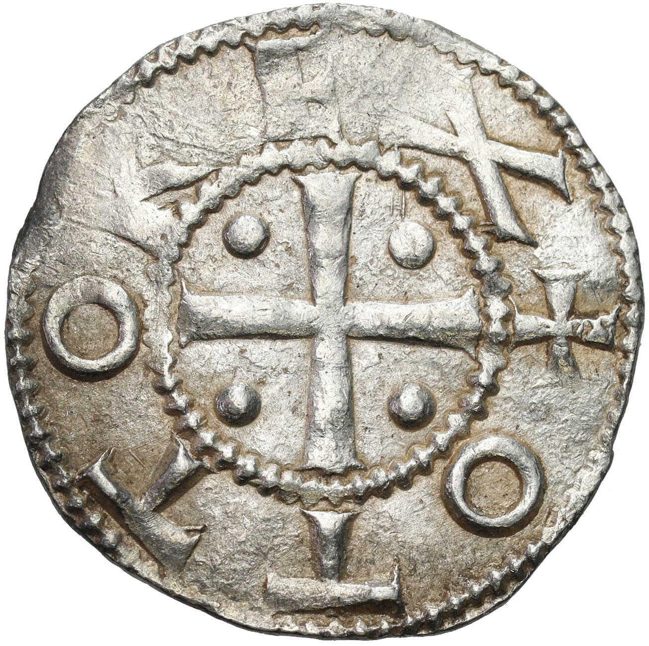 Niemcy, Dolna Lotaryngia – Kolonia. Otto III (983–1002). Denar