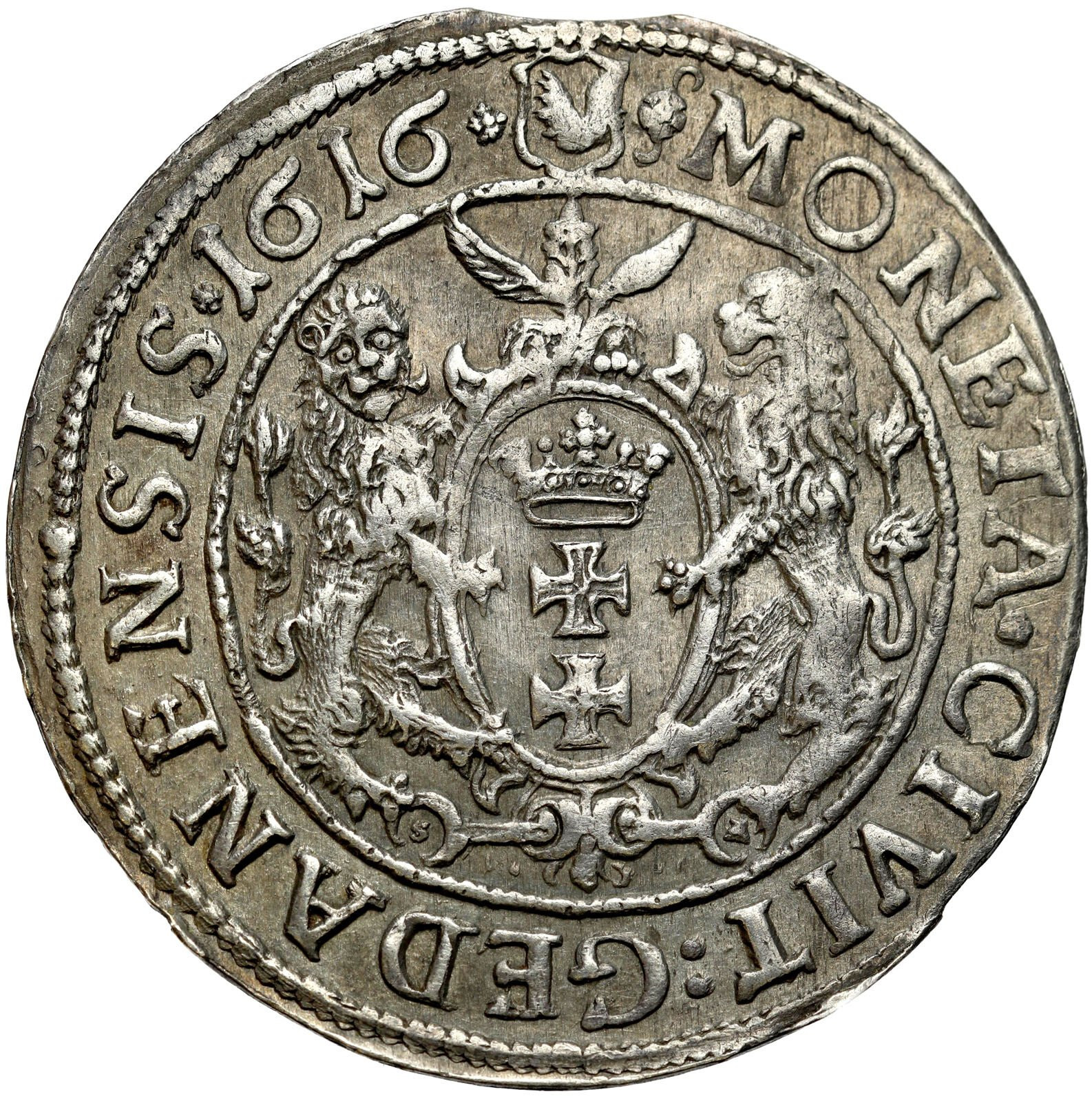Zygmunt III Waza. Ort (18 groszy) 1616, Gdańsk
