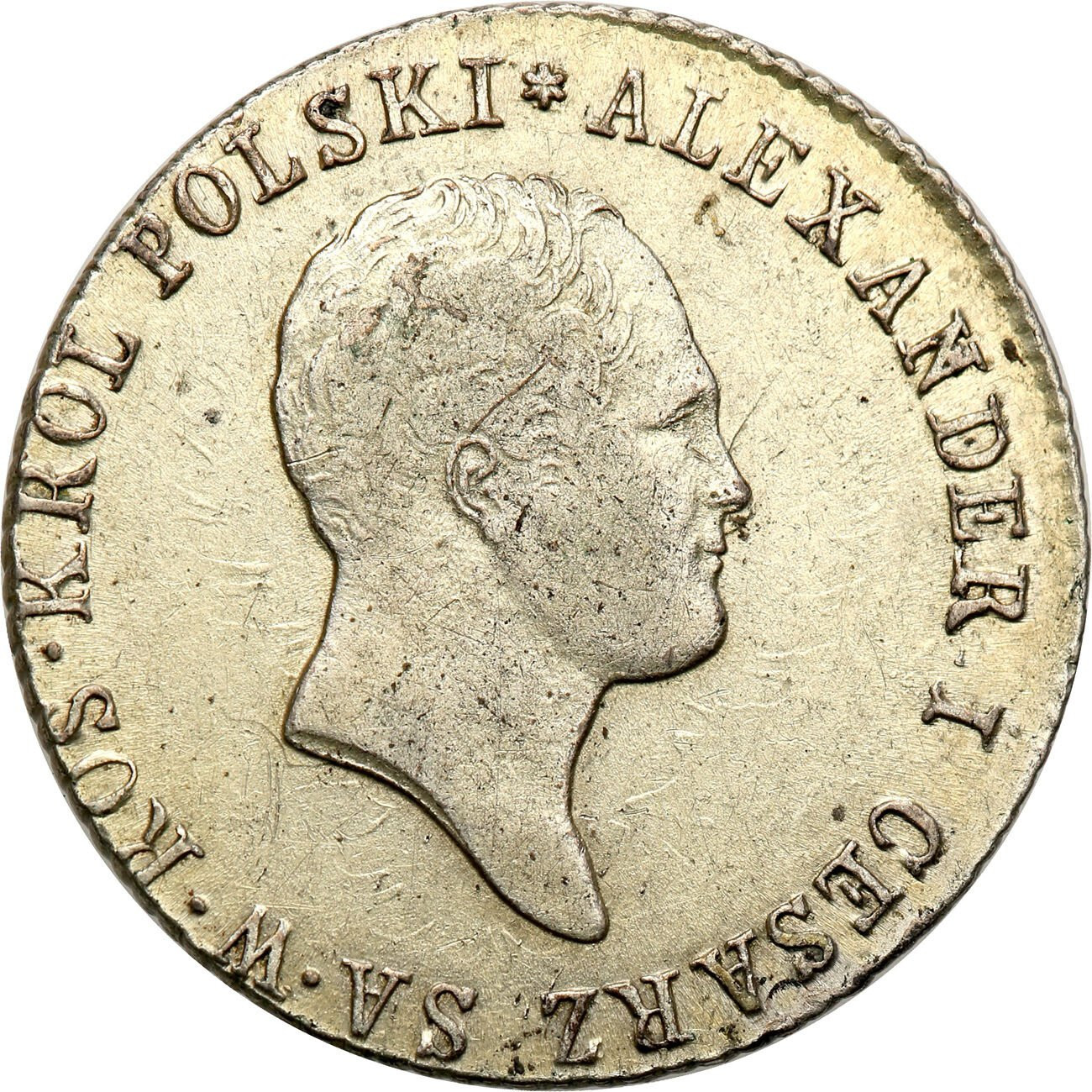 Królestwo Polskie/Rosja. Aleksander I. 1 złoty 1819 IB, Warszawa