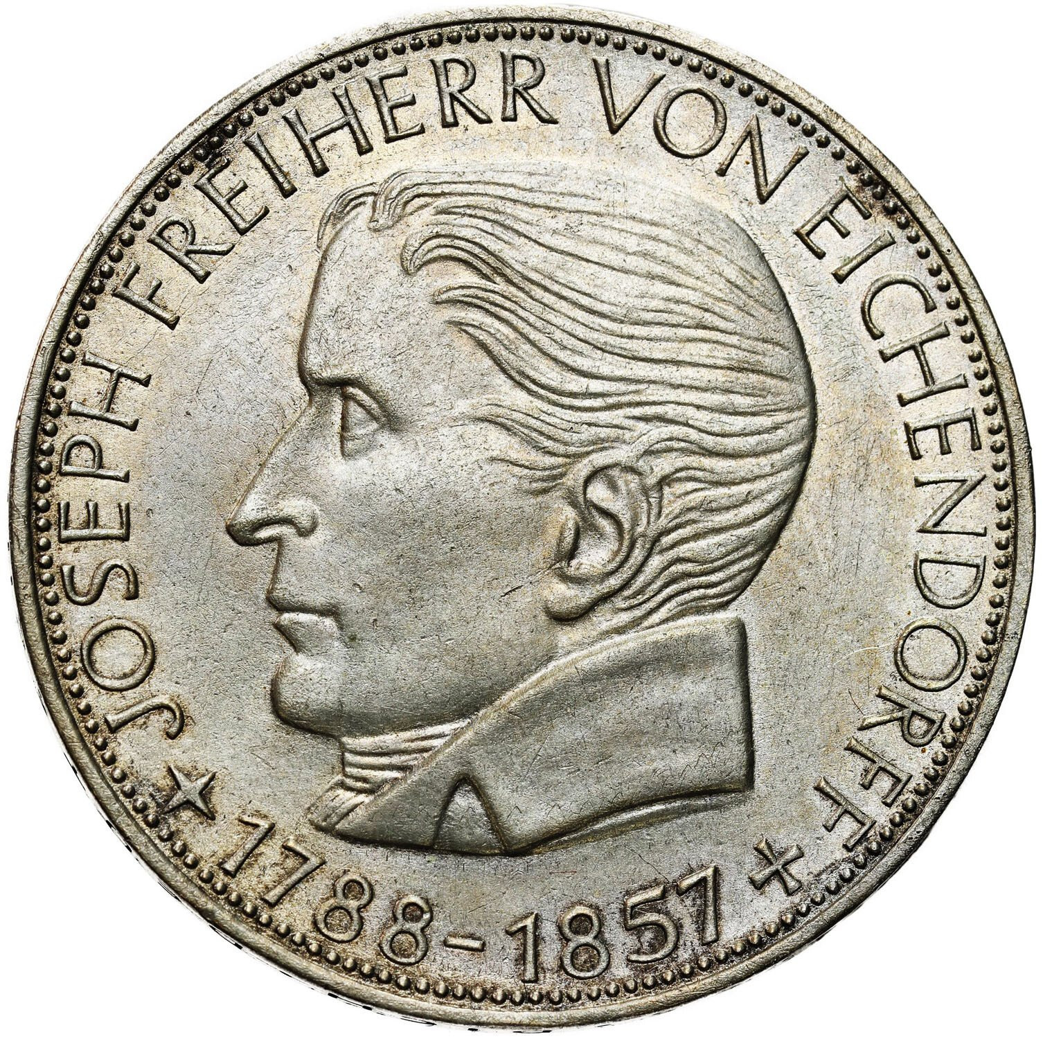 Niemcy, RFN. 5 marek 1957 J, Hamburg – RZADKIE