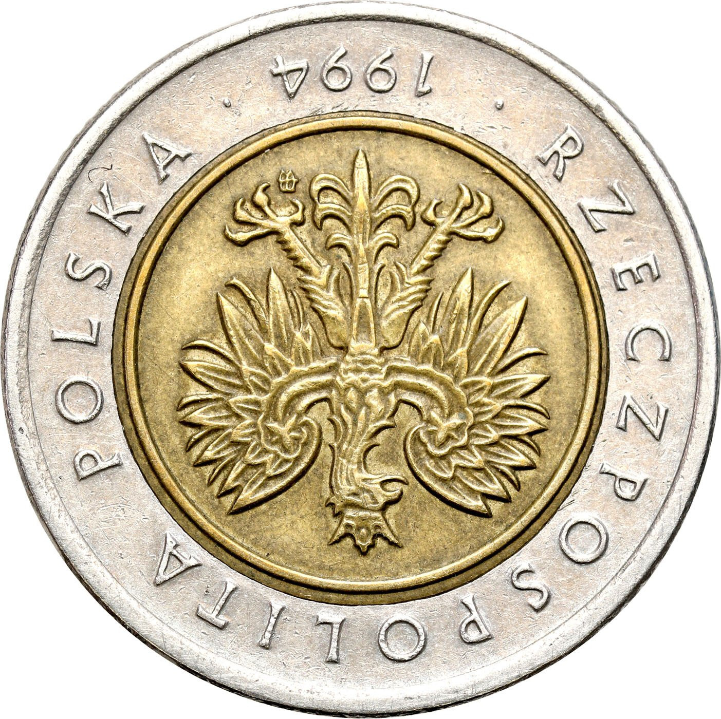 III RP. 5 złotych 1994 – ODWROTKA