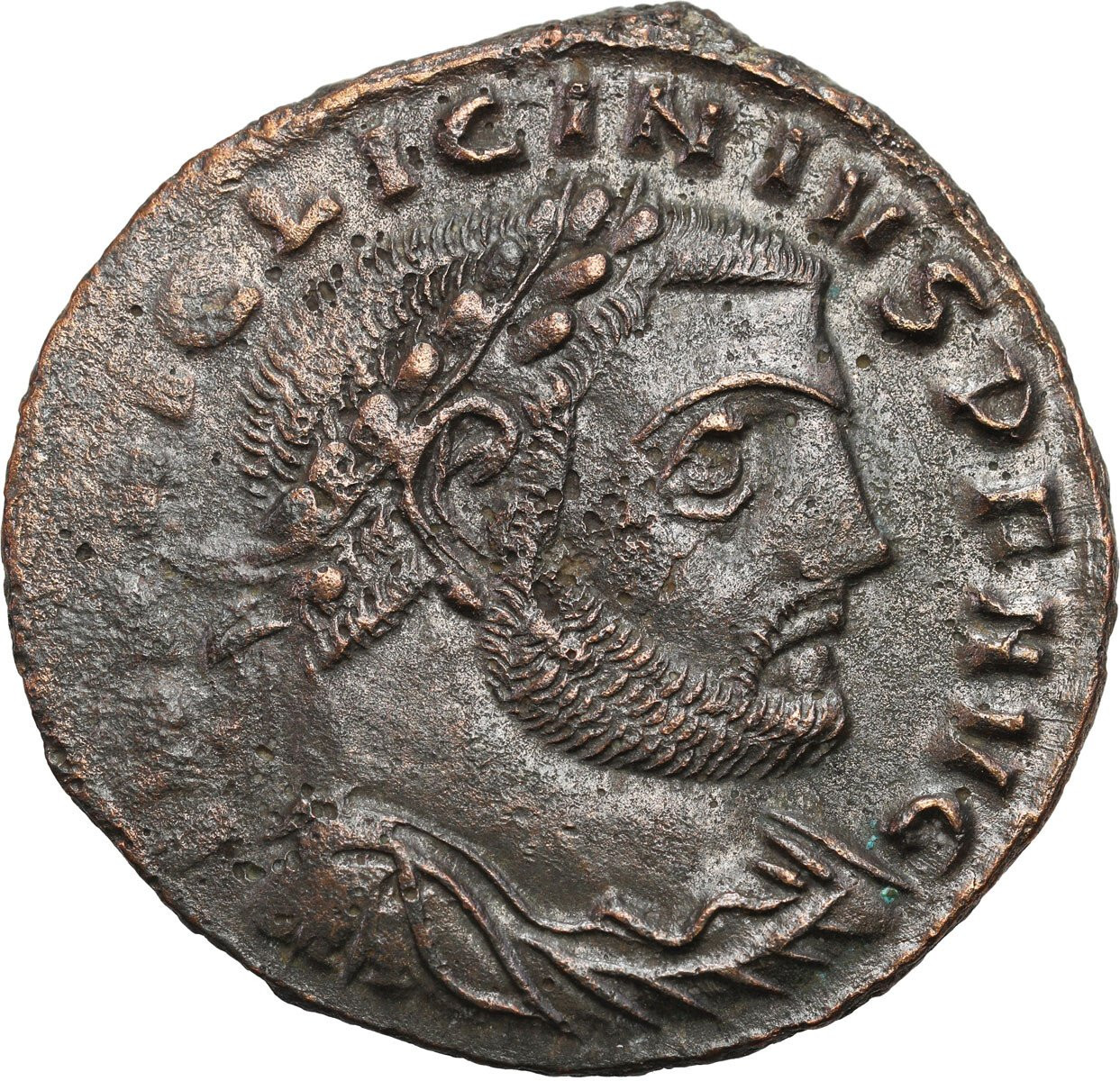 Cesarstwo Rzymskie, Licyniusz I (308–324), follis 319, Tessaloniki