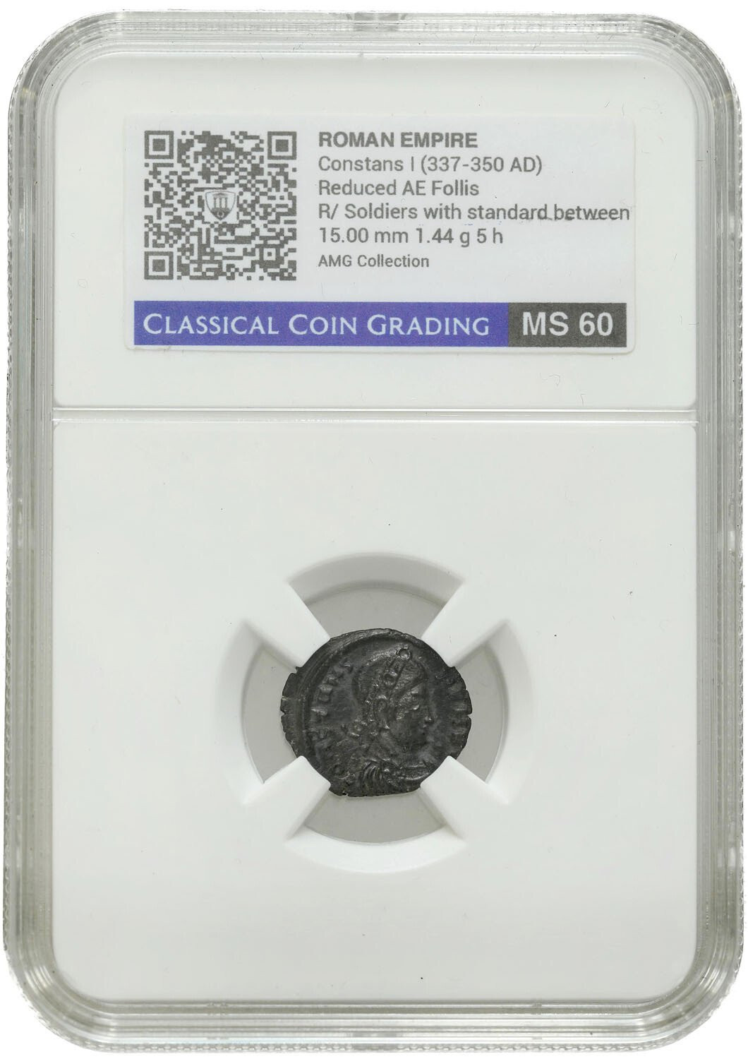 Cesarstwo Rzymskie. Constans I (337-350). Follis CCG MS60