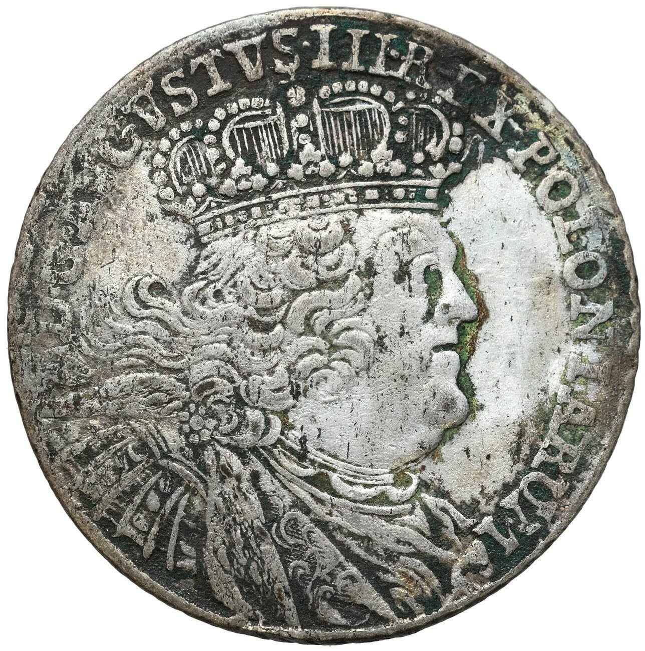August III Sas. Ort (18 groszy) 1755 EC, Lipsk