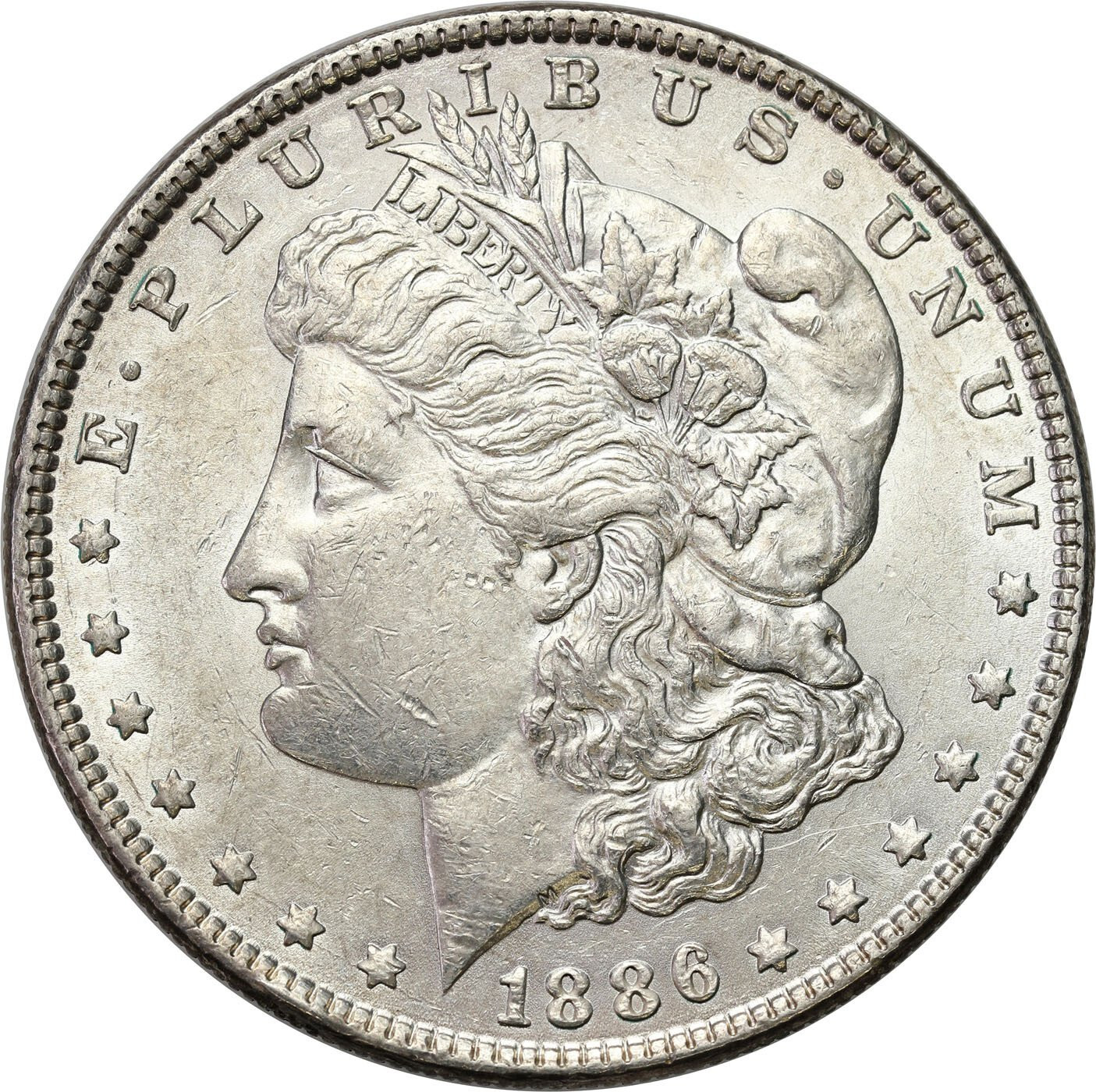 USA. Morgan Dolar 1886, Filadelfia