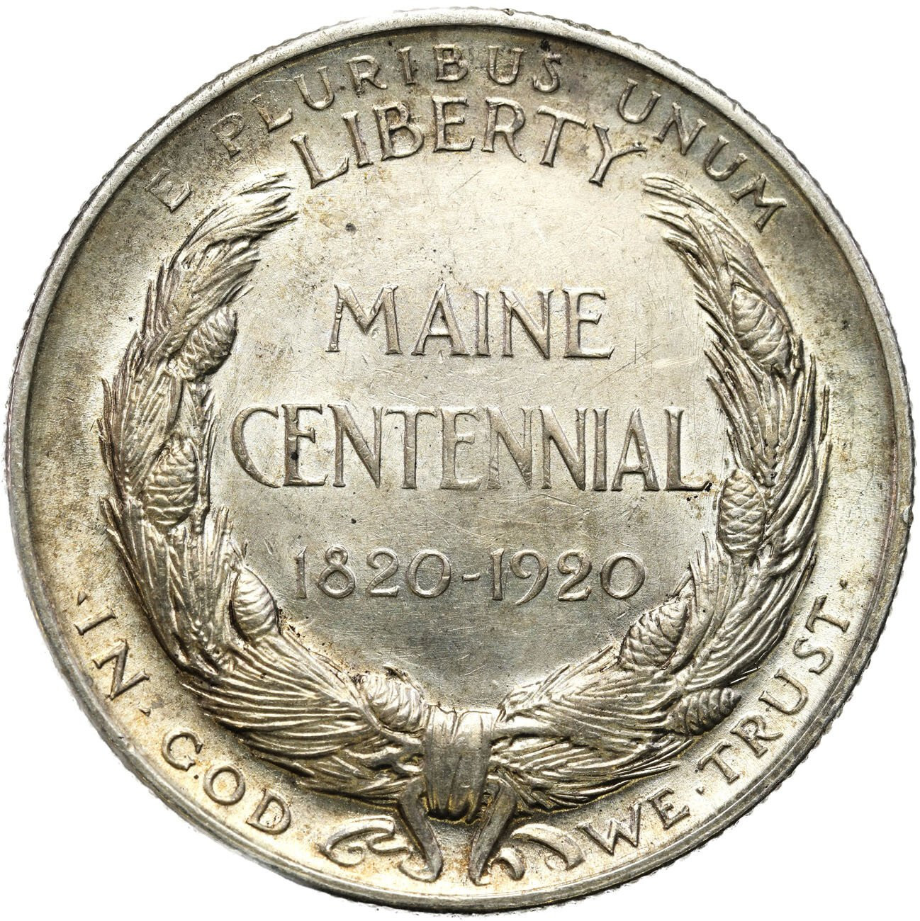 USA. 1/2  dolara (50 centów) 1920 Maine Centennial