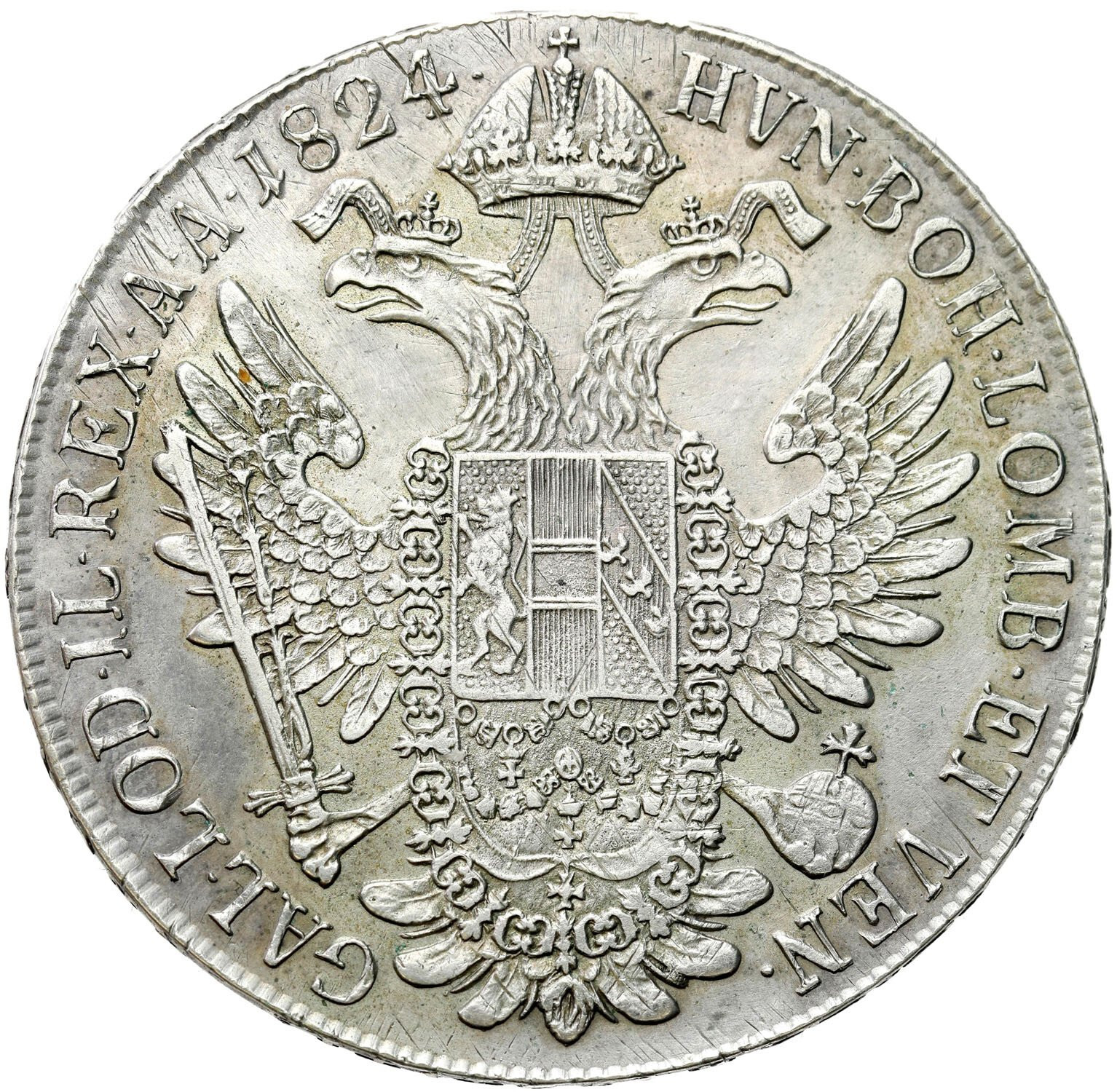 Austria, Franciszek II. Talar 1824 C, Praga