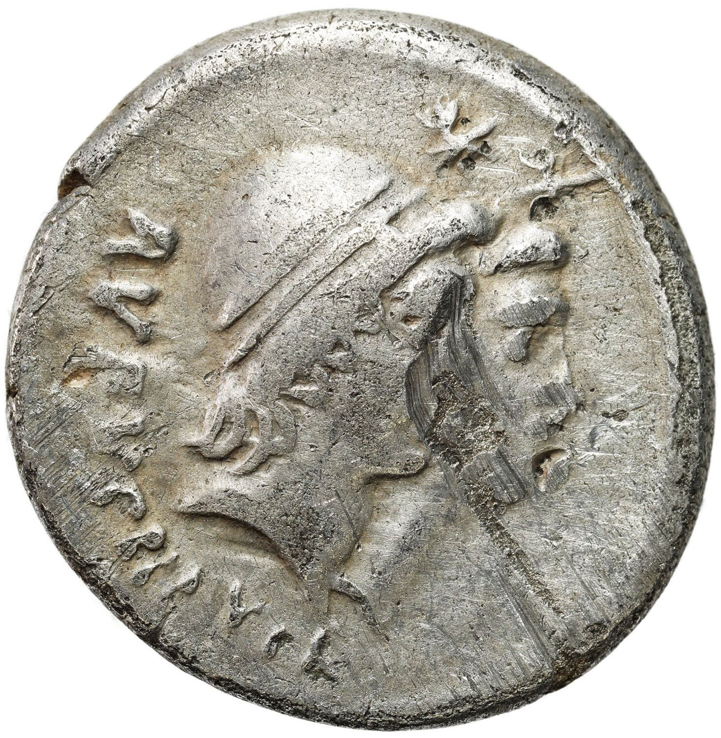 Republika Rzymska, Denar, Manius Cordius Rufus, 46 p.n.e., Rzym