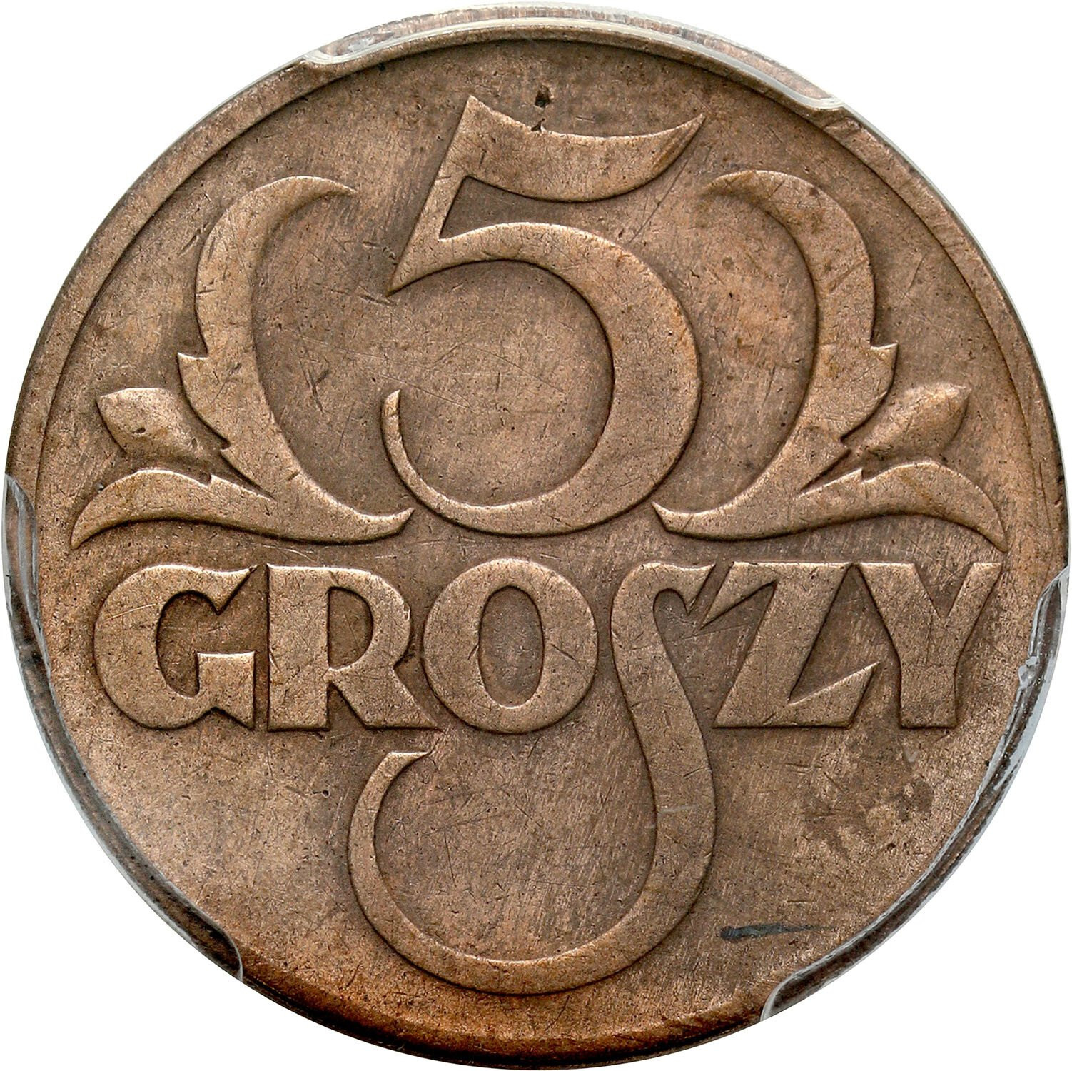 II RP. 5 groszy 1934 PCGS VF