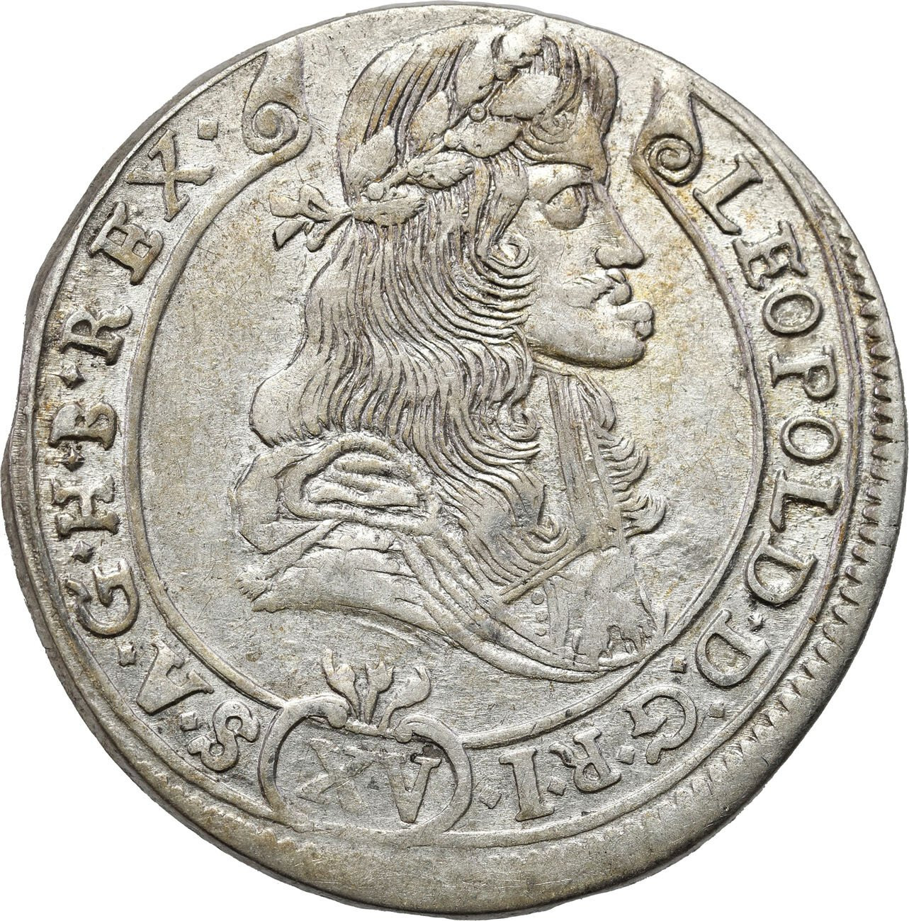 Węgry, Leopold I (1658–1705). 15 krajcarów 1687, Kremnica