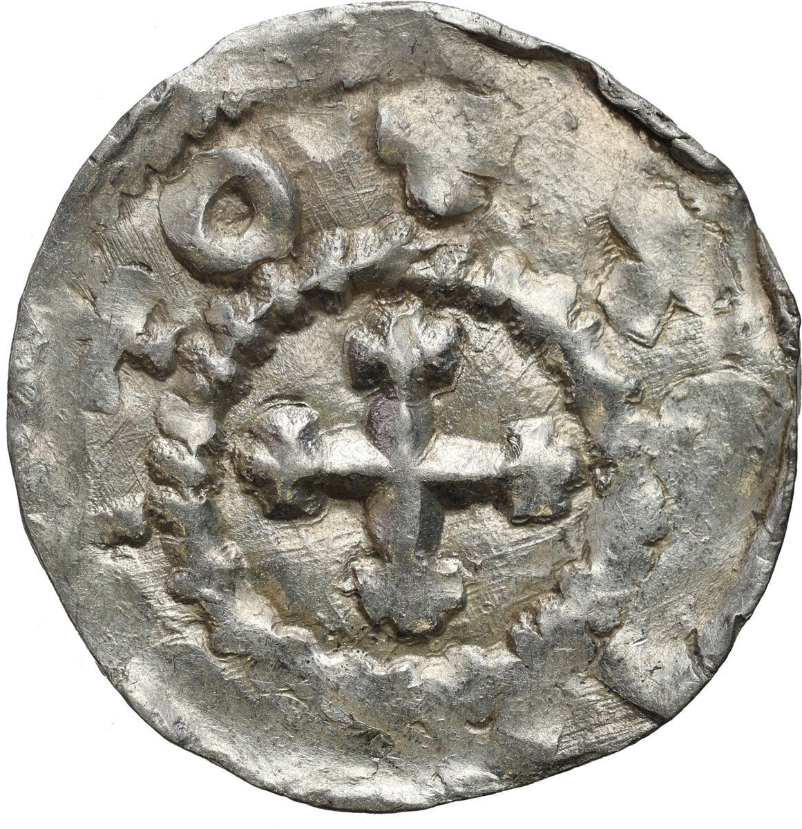 Niemcy, Szwabia – Strasburg. Otto III (983–1002). Denar 983-1002 