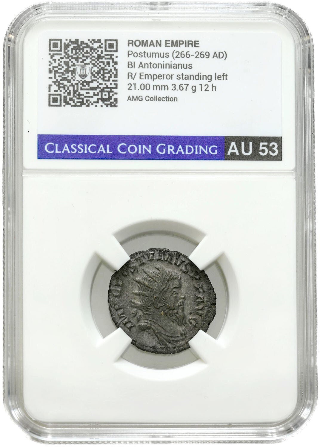 Cesarstwo Rzymskie. Postumus (266-269). Antoninianus CCG AU53