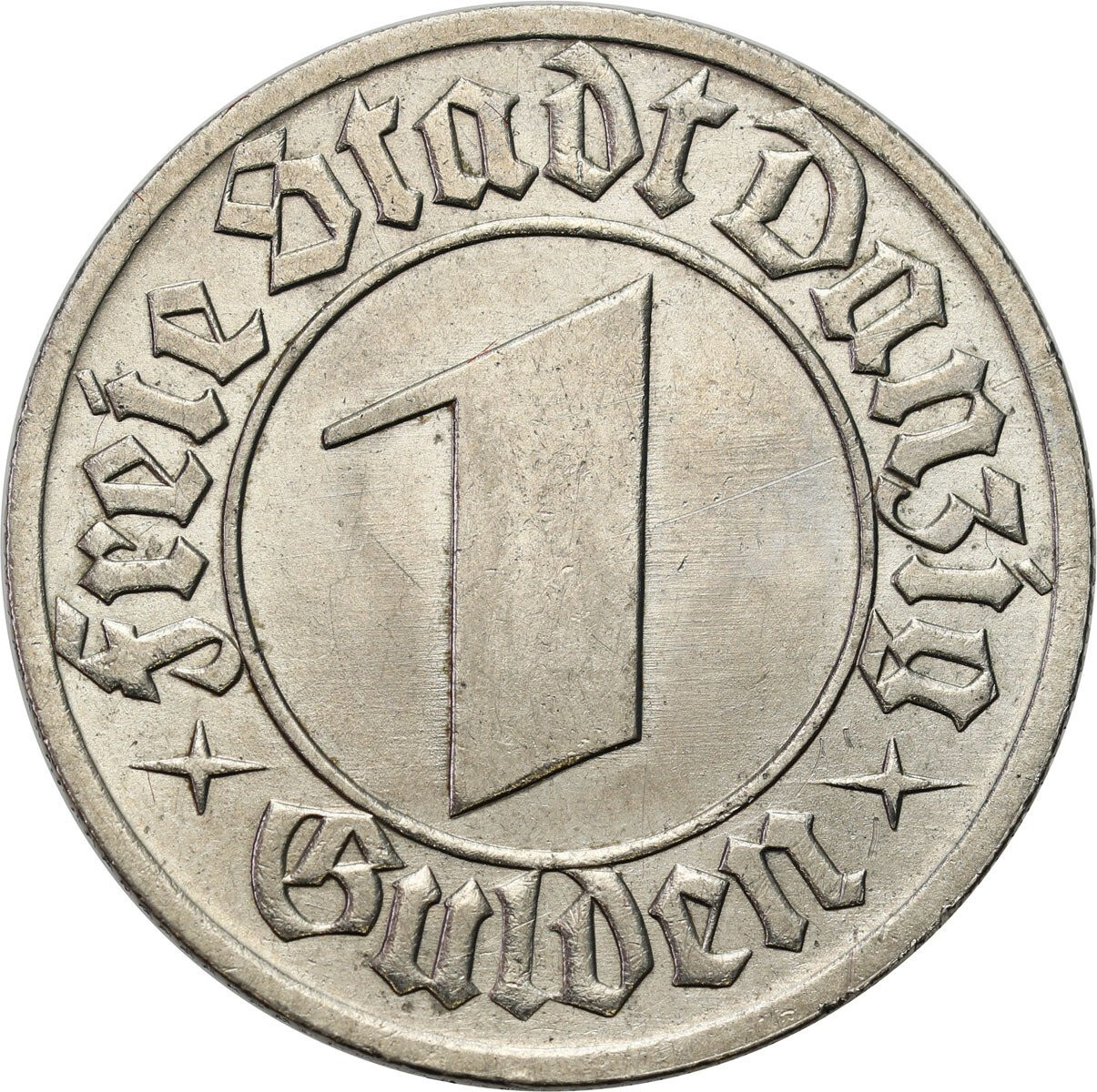 Wolne Miasto Gdańsk/Danzig. 1 Gulden 1932, Berlin - PIĘKNY