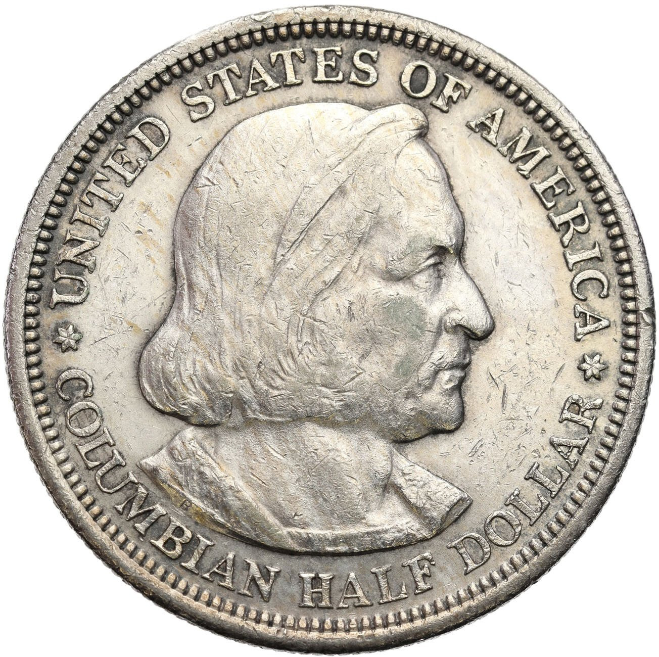 USA. 1/2 dolara (50 centów) 1892 Columbian Exposition 