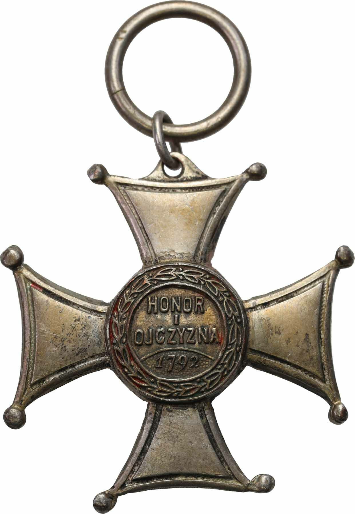 Krzyż Srebrny Orderu Virtuti Militari - wykonanie grawerskie