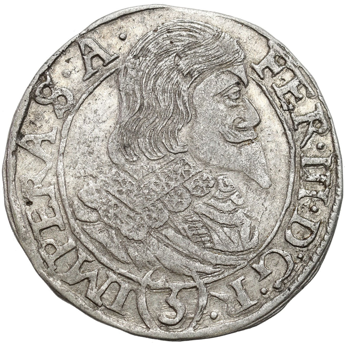 Austria, Ferdynand III (1637–1657), 3 krajcary 1639, Praga