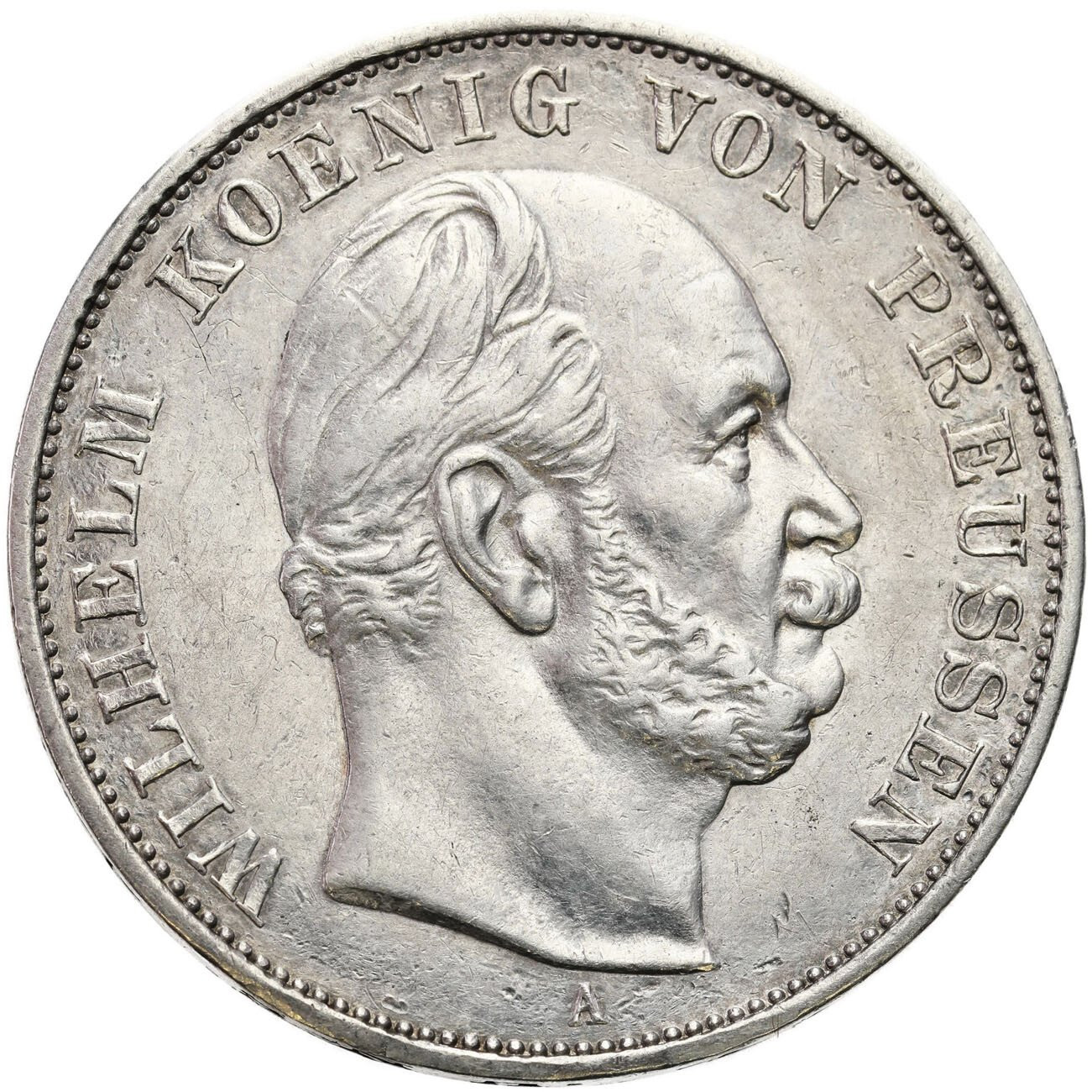 Niemcy, Prusy. Wilhelm I (1861–1888). Talar - Siegestaler 1871 A, Berlin – BARDZO ŁADNY