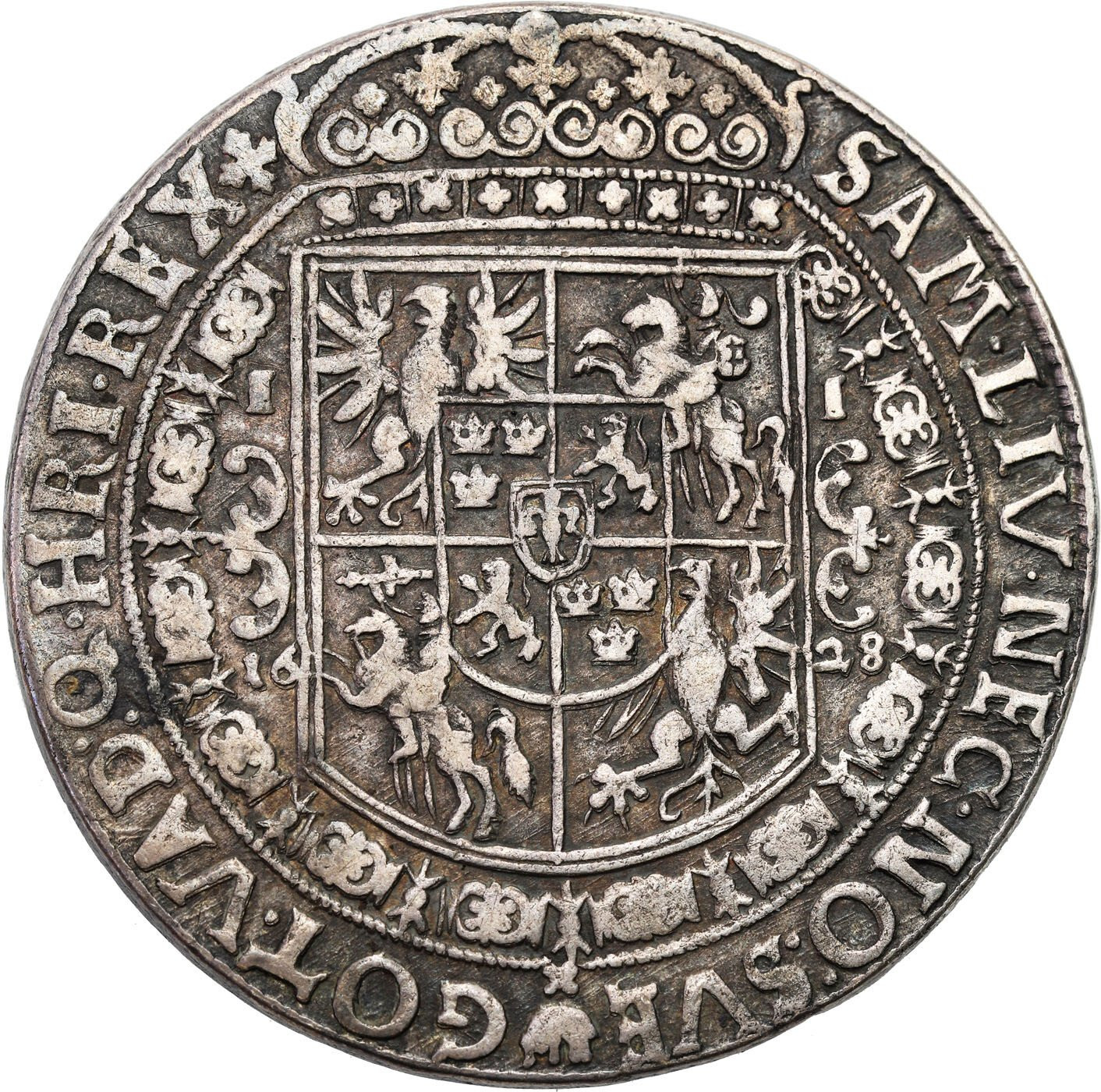 Zygmunt III Waza. Talar 1628, Bydgoszcz - RZADKOŚĆ R6