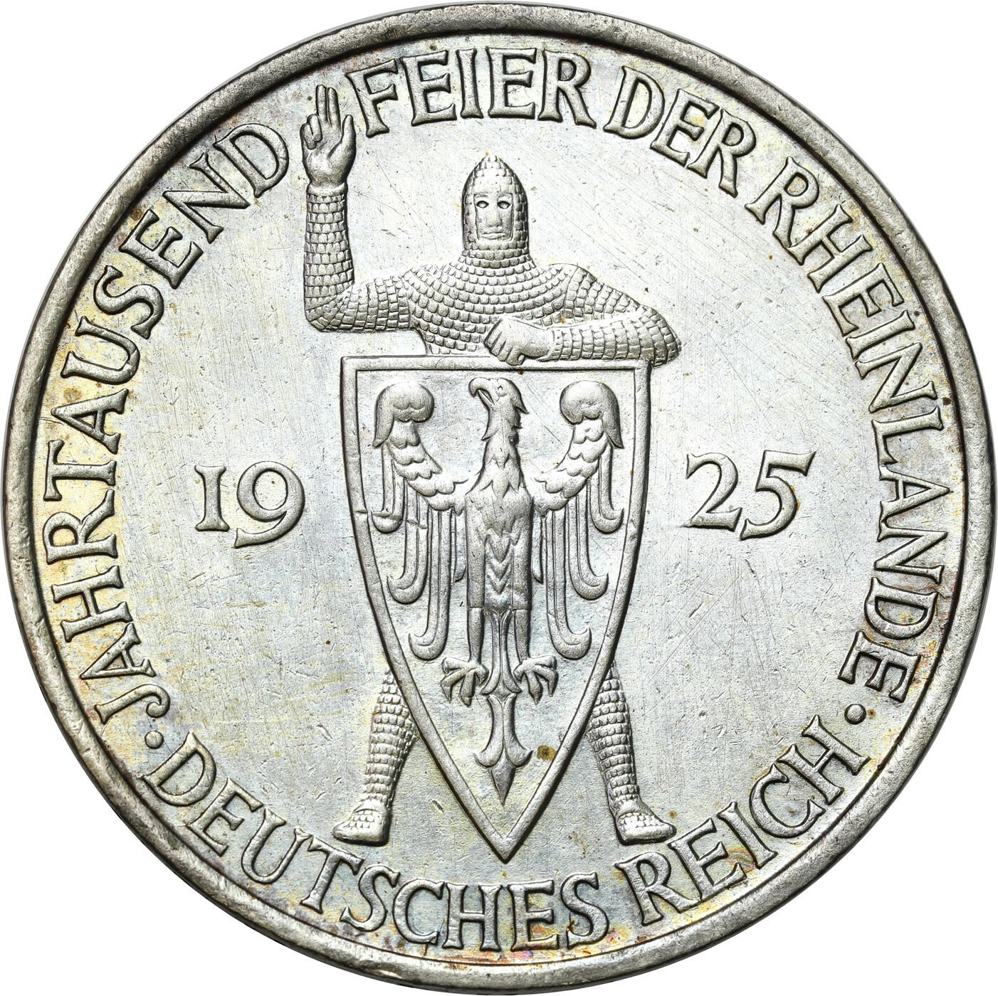 Niemcy, Weimar. 5 marek 1925 A, Berlin - Rheinlande