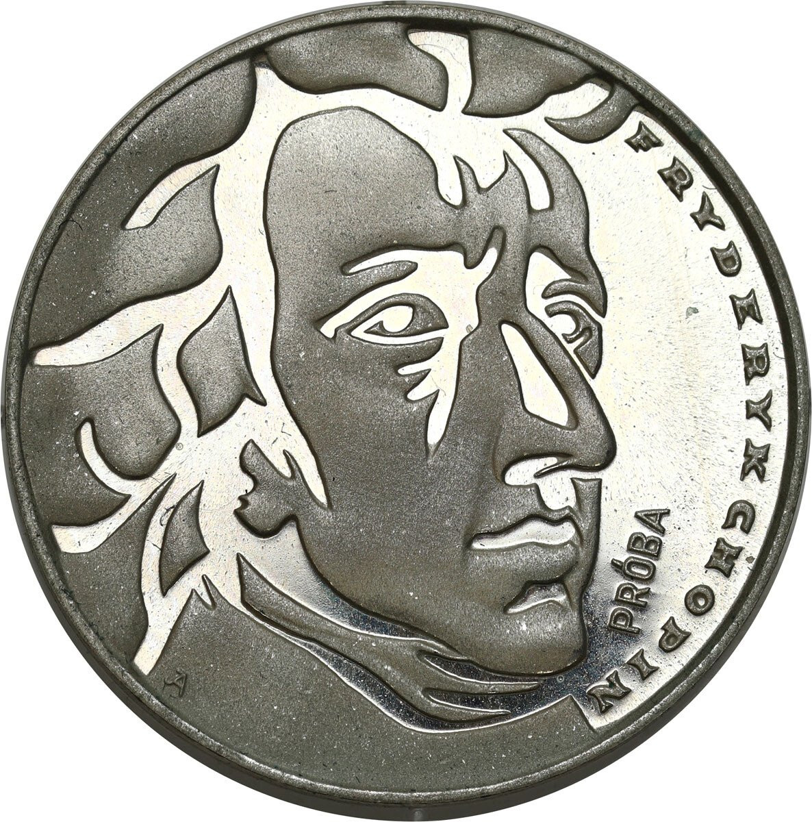 PRL. PRÓBA 50 złotych 1972 Fryderyk Chopin