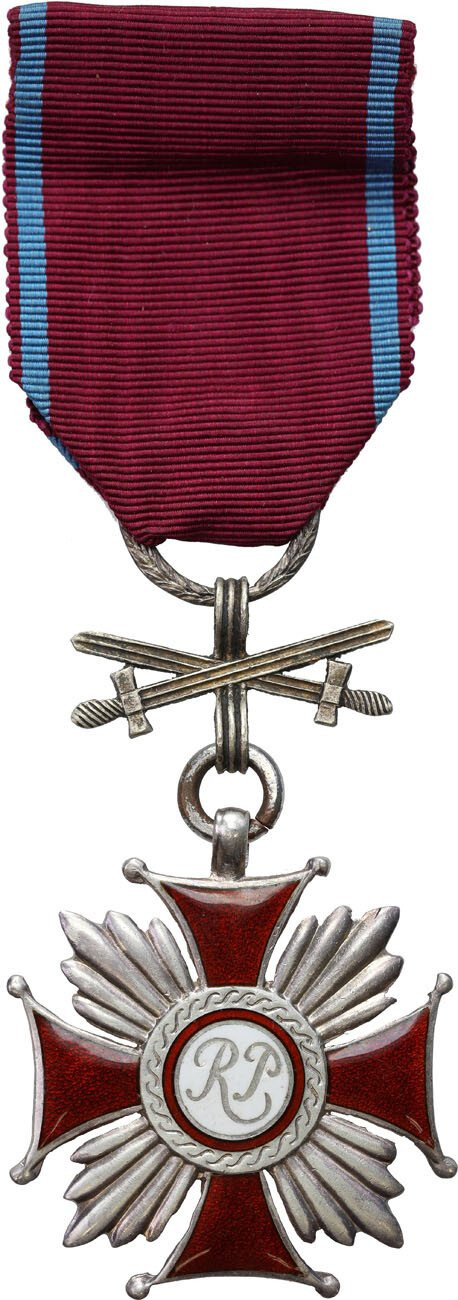 II RP. Srebrny Krzyż Zasługi z Mieczami