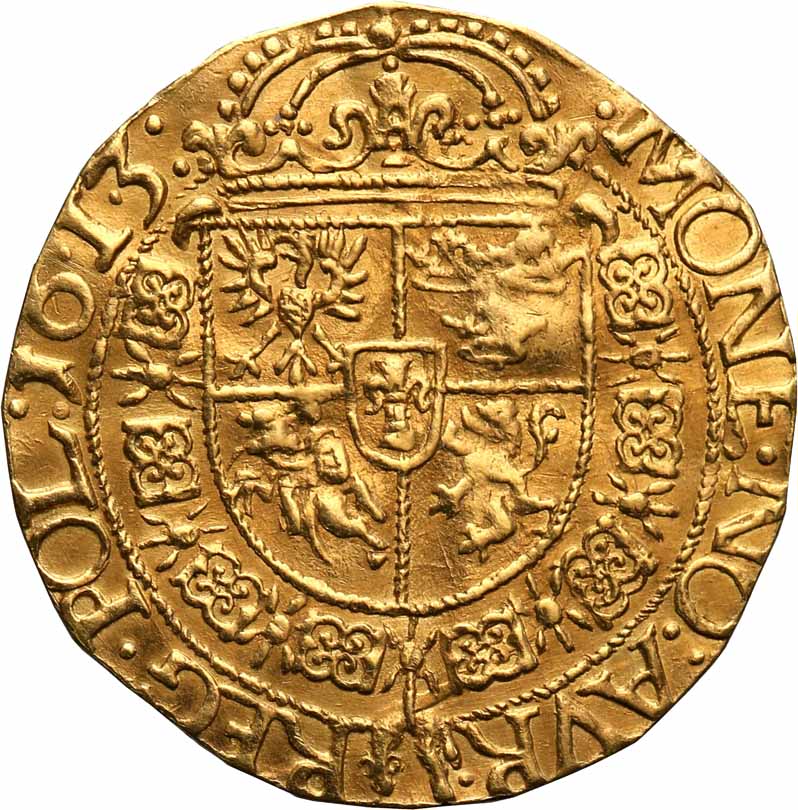 Zygmunt lll Waza. Dukat 1613, Bydgoszcz UNIKAT