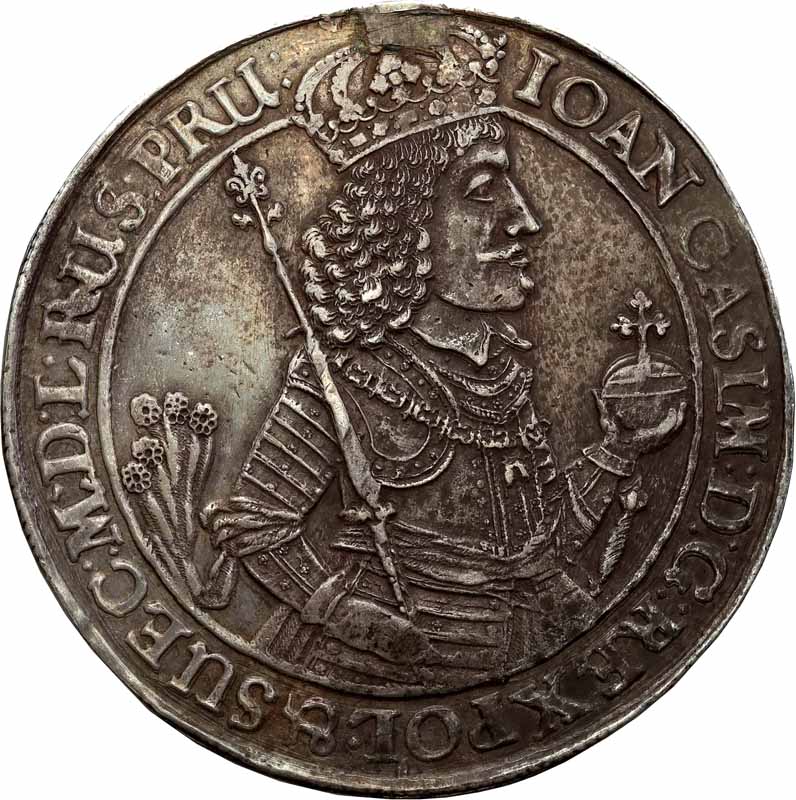 Jan II Kazimierz. Dwutalar 1650, Gdańsk ex. Chomiński collection