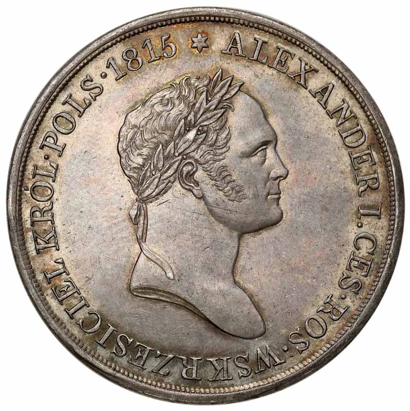 Królestwo Polskie, Mikołaj l. 10 złotych 1827 FH, Warszawa ex. Kałkowski collection