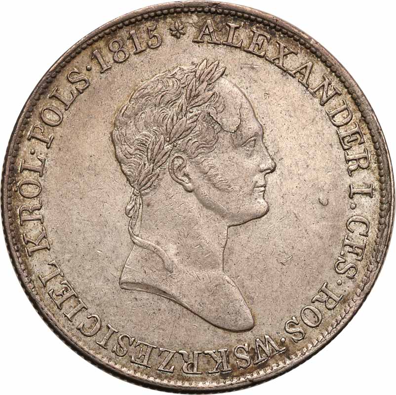 Królestwo Polskie, Mikołaj l. 5 złotych 1834 IP, Warszawa