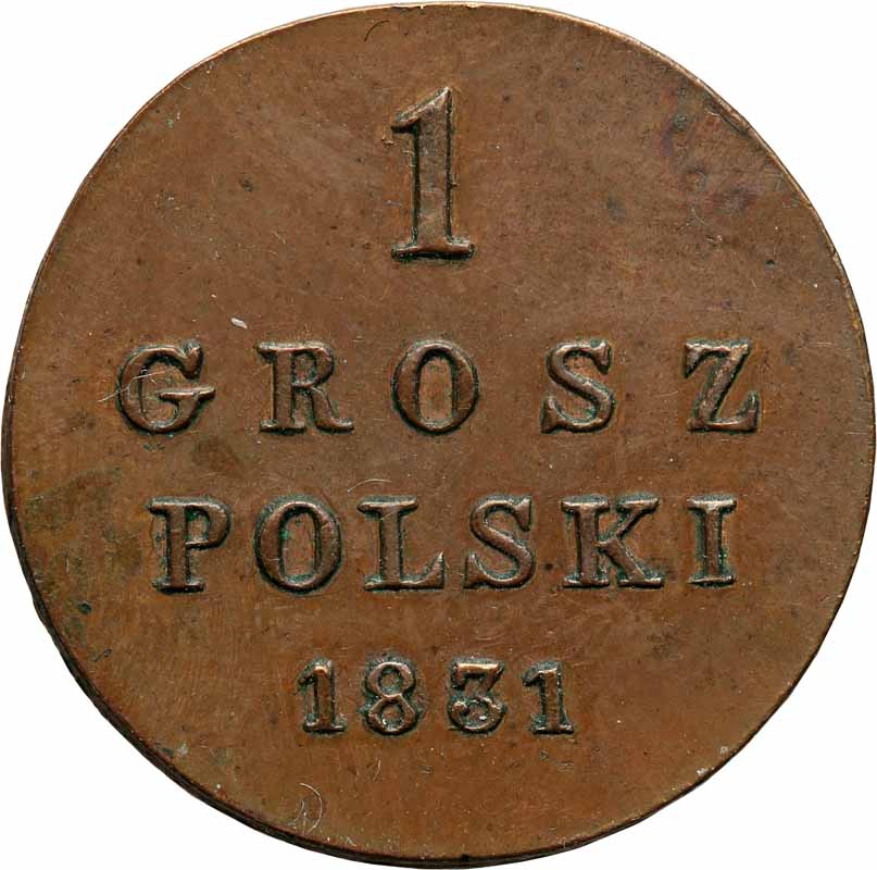 Polska XlX w. 1 grosz 1831 KG, Warszawa