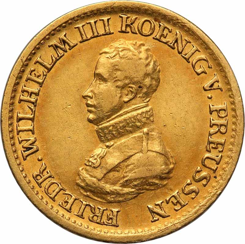 Niemcy. 1/2 Friedrich d’or 1817 A, Berlin, Prusy