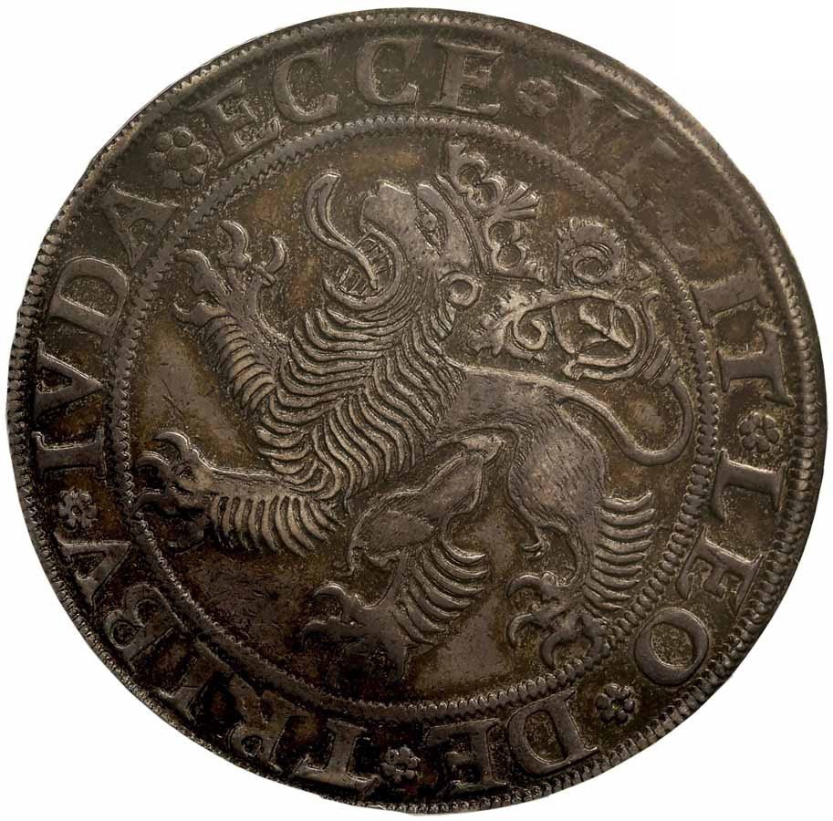 Powiązane z Polską. Śląsk. Wrocław, Ferdynand I 1527-1564, Talar miejski 1544, Wrocław PCGS AU50