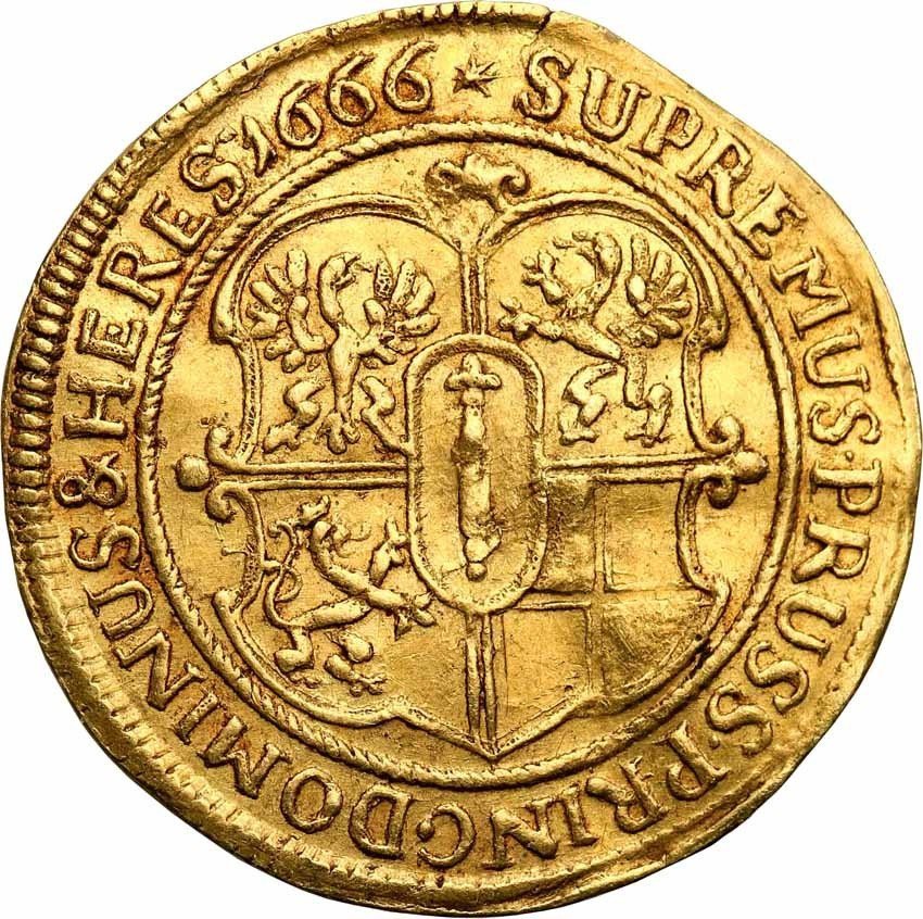 Prusy Książęce, dukat 1666, Królewiec