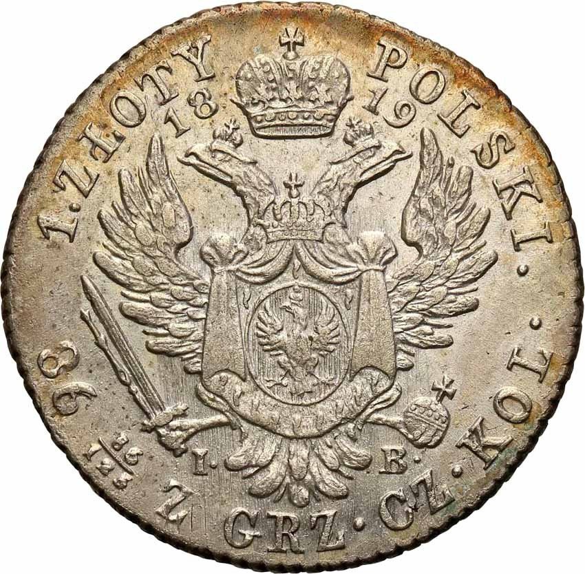 Królestwo Polskie/Rosja. Aleksander I. 1 złoty 1819 IB, Warszawa