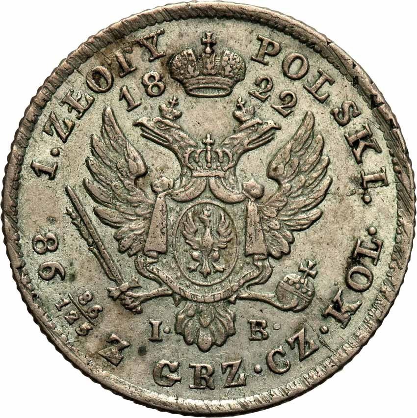 Królestwo Polskie/Rosja. Aleksander I. 1 złoty 1822 IB, Warszawa