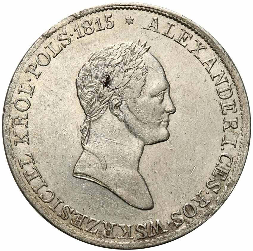Królestwo Polskie/Rosja. Mikołaj l. 5 złotych 1833 KG, Warszawa