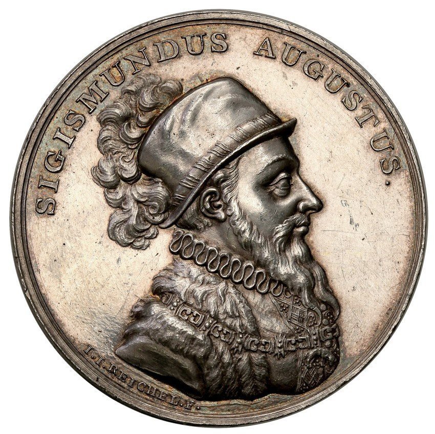 Medal Zygmunt II August Suita królewska - Reichel