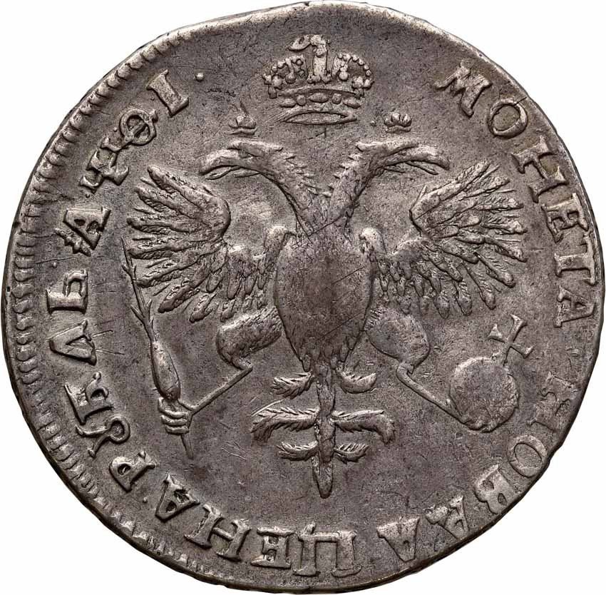 Rosja. Piotr l. Rubel 1719 (cyrylica), Moskwa