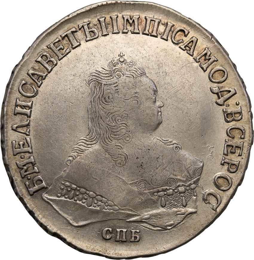 Rosja. Elżbieta. Rubel 1750, Petersburg